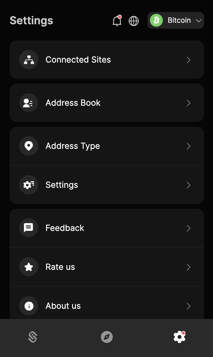 Select Address Type