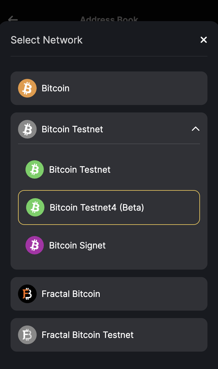 Switch to Bitcoin Testnet4